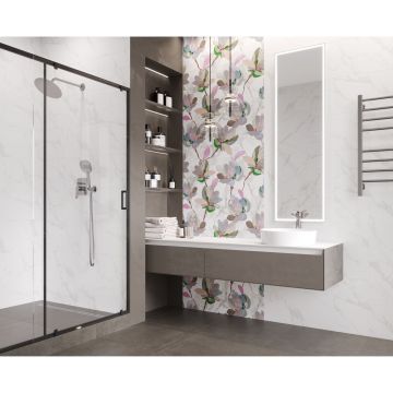 Мозаика Laparet (Лапарет) Метрополь бианко 30х30 см глянцевая, MM13161