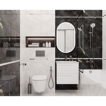 Керамическая плитка Laparet (Лапарет) Xenon черный 30х60 см, 00-00-5-18-01-04-4130