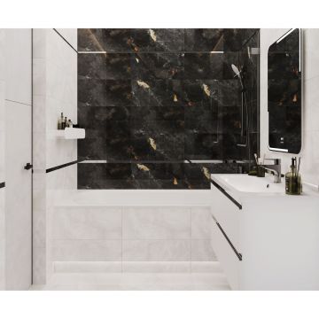 Керамическая плитка Laparet (Лапарет) Xenon черный 30х60 см, 00-00-5-18-01-04-4130