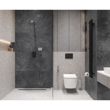 Керамогранит Laparet (Лапарет) Оверланд Меркури Про графитовый 60х120 см матовый структурный R10/A