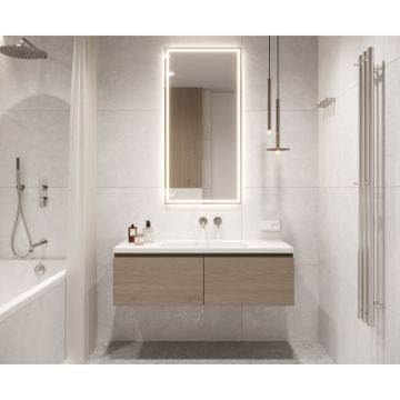 Керамогранит Laparet (Лапарет) Оверланд Мун Про светло-серый 60х120 см матовый структурный R10/A