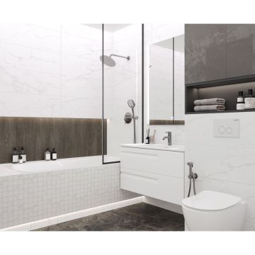 Мозаика Laparet (Лапарет) Палаццо бианко 30х30 см сатиновая обрезная, MM13159