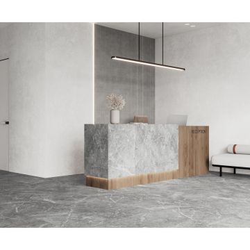 Керамогранит Laparet (Лапарет) Рокки Грей Про серый 60х60 см матовый R10/A