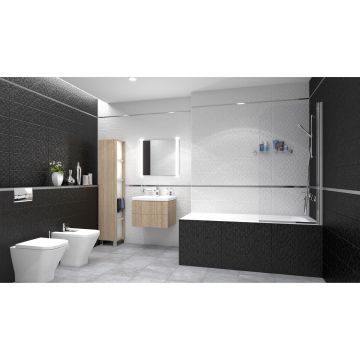 Керамическая плитка Laparet (Лапарет) Bastion тёмно-серый 38,5х38,5 см, 01-10-1-16-01-06-476