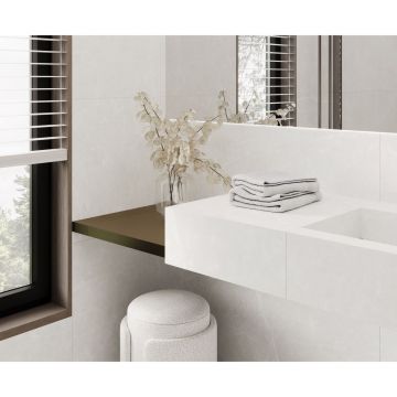 Керамогранит Laparet (Лапарет) Софт Клауд Бианко светло-серый 60х60 см матовый