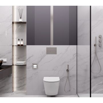 Керамогранит Laparet (Лапарет) Соло Бианко белый 59,5х119,1 см матовый, LP6012G0551R