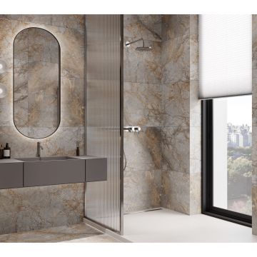 Керамогранит Laparet (Лапарет) Spark коричневый 60х120 см лаппатированный шайн