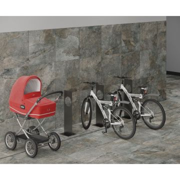 Керамогранит Laparet (Лапарет) Шторм Грей Про тёмно-серый 59,5х119,1 см матовый структурный R10/B КР, LP6012G0131R