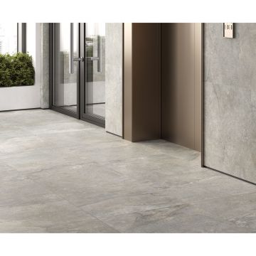 Керамогранит Laparet (Лапарет) Шторм Эш Про серый 59,5х59,5 см матовый структурный R10/B КР, LP6060G0151R