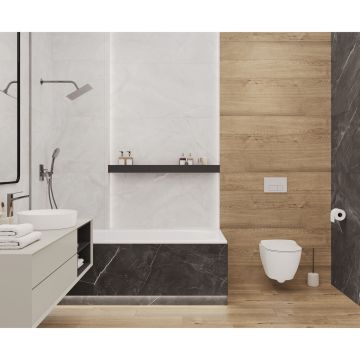 Керамогранит Laparet (Лапарет) Таймлесс Перл светло-серый 59,5х119,1 см матовый гравированный, LP6012G0011R