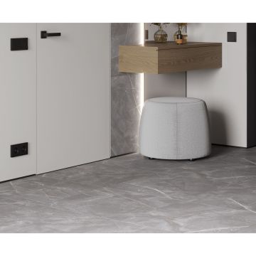 Керамогранит Laparet (Лапарет) Таймлесс Тауп серо-бежевый 59,5х59,5 см матовый гравированный, LP6060G0051R