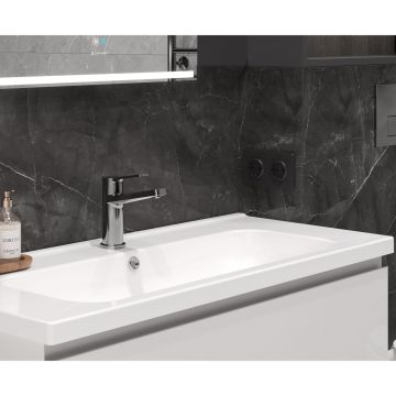 Керамогранит Laparet (Лапарет) Таймлесс Графит графит 59,5х59,5 см матовый гравированный, LP6060G0041R