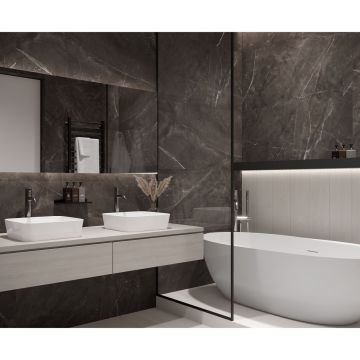 Керамогранит Laparet (Лапарет) Таймлесс Маррон коричневый 59,5х59,5 см матовый гравированный, LP6060G0061R