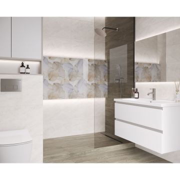 Декор Laparet (Лапарет) Уффици крема 40х80 см глянцевая обрезной, OSA40148000R