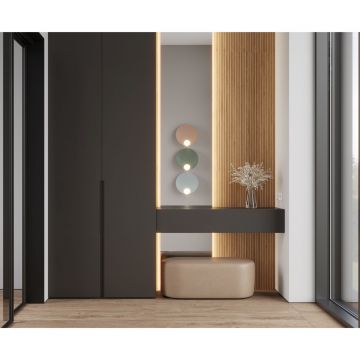 Керамогранит Laparet (Лапарет) Вуд Канариум Алмонд Страйпс тёмно-бежевый 60х120 см матовый структурный гравированный