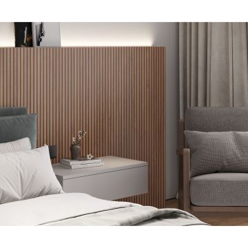 Керамогранит Laparet (Лапарет) Вуд Канариум Венге Страйпс коричневый 60х120 см матовый структурный гравированный