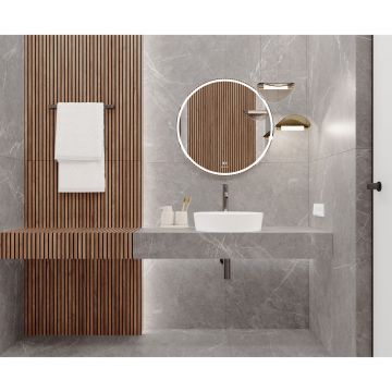 Керамогранит Laparet (Лапарет) Вуд Канариум Венге Страйпс коричневый 60х120 см матовый структурный гравированный