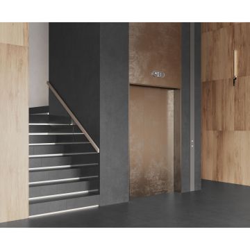 Керамогранит Laparet (Лапарет) Вуд Роял Алмонд бежевый 60х120 см матовый гравированный