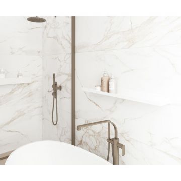 Керамогранит Laparet (Лапарет) Зенит Уайт белый 80х160 см сатиновый