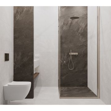 Керамогранит Laparet (Лапарет) Долмен Кьяро светло-серый 59,5х119,1 см матовый, CR6012G0431R