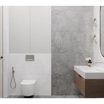 Керамогранит Laparet (Лапарет) Страто Гриджио серый 59,5х59,5 см матовый, CR6060G0491R