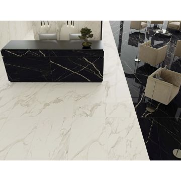 Керамогранит Atlas Concorde (Атлас Конкорд) Marvel Meraviglia Black Origin Lappato (Ajhx) 60x120 см, лаппатированный