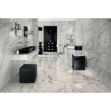 Керамогранит Atlas Concorde (Атлас Конкорд) Marvel Statuario Select Lappato (A7F4) 75x150 см, лаппатированный