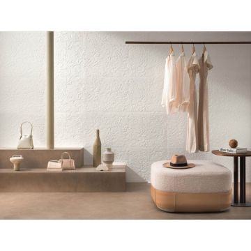 Плитка Atlas Concorde (Атлас Конкорд) 3D Wall Plaster Bloom White 50x120 см, AHQV