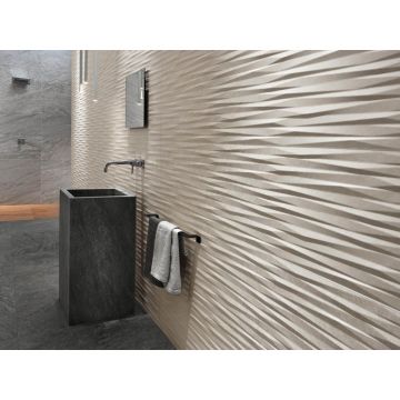 Плитка Atlas Concorde (Атлас Конкорд) Brave 3D Blade Gypsum 40x80 см, 8BBG