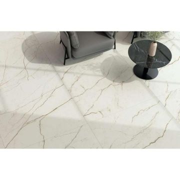 Керамогранит Atlas Concorde (Атлас Конкорд) Forte Dei Marmi Quark Sahara Blanc Rett Cer 60x120 см