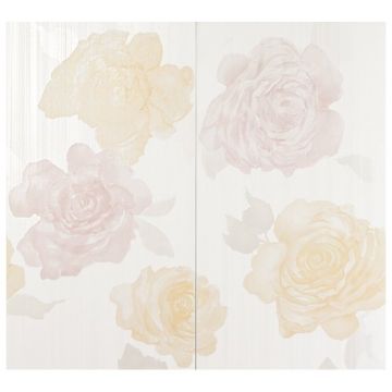 Декор Атлас Конкорд Radiance 61х56 см белый глянцевая 9RC2, White Flowers C2, Atlas Concorde