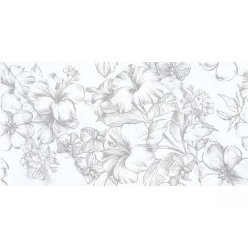 Плитка настенная Azori (Азори) Carrara Flowers 31.5х63 см, 00-00108694