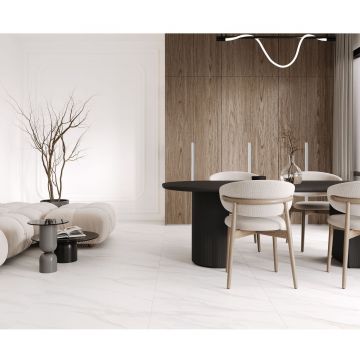 Керамогранит Ceradim (Керадим) Calacatta Clarity Gold белый 60х60 см полированный