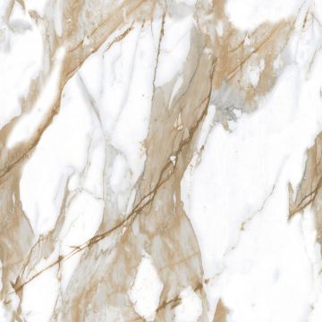 Керамогранит Ceradim (Керадим) Calacatta Fairy Gold бежевый 60х60 см полированный