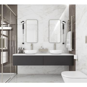 Керамогранит Ceradim (Керадим) Calacatta Faro Grey белый 60х120 см полированный