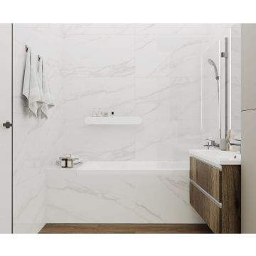 Керамогранит Ceradim (Керадим) Calacatta Faro Grey белый 60х120 см полированный