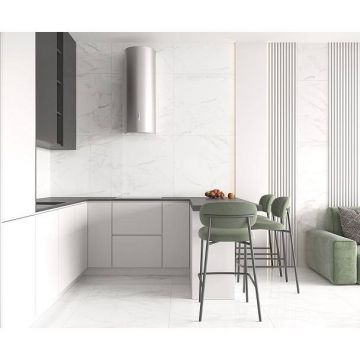 Керамогранит Ceradim (Керадим) Calacatta Faro Grey белый 80х80 см полированный