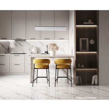 Керамогранит Ceradim (Керадим) Calacatta Sharp Silver белый 60х60 см полированный