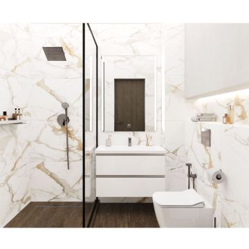 Керамогранит Ceradim (Керадим) Calacatta Superior белый 60х120 см матовый