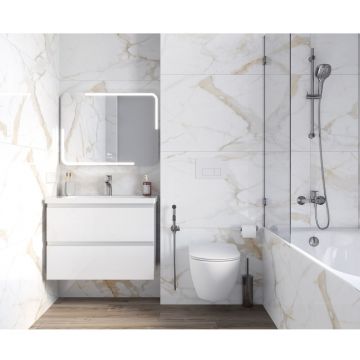 Керамогранит Ceradim (Керадим) Calacatta Superior белый 60х120 см полированный