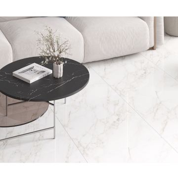 Керамогранит Ceradim Carrara Immense белый 60х120 см полированный