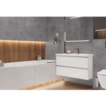 Керамогранит Ceradim (Керадим) Concrete Courage Dark Grey серый 60х120 см матовый