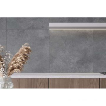 Керамогранит Ceradim (Керадим) Concrete Courage Dark Grey серый 60х60 см матовый