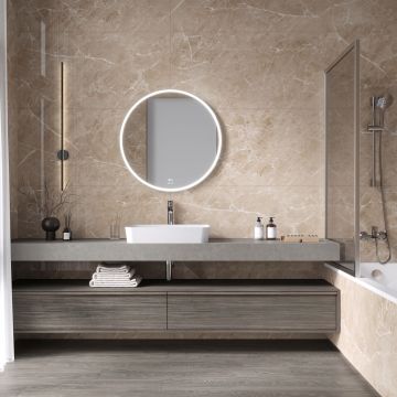 Керамогранит Ceradim (Керадим) Mramor Chic Beige бежевый 60х120 см полированный