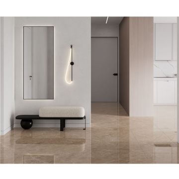 Керамогранит Ceradim (Керадим) Mramor Chic Beige бежевый 60х120 см полированный