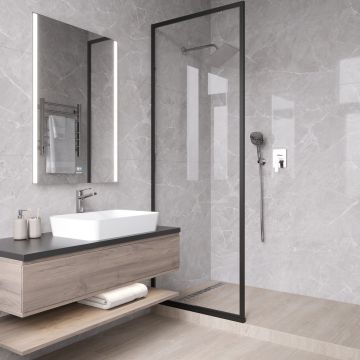 Керамогранит Ceradim (Керадим) Mramor Chic Silver серый 60х120 см полированный