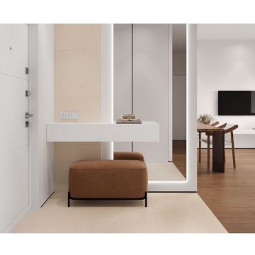 Керамогранит Ceradim (Керадим) Mramor Delight бежевый 60х60 см матовый