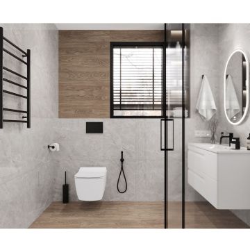 Керамогранит Ceradim (Керадим) Mramor Princess Grey серый 60х120 см полированный