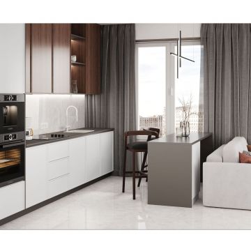 Керамогранит Ceradim (Керадим) Mramor Princess Grey серый 60х60 см полированный