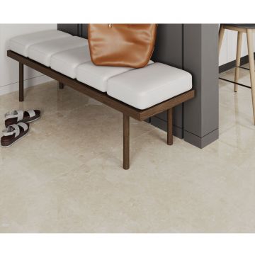 Керамогранит Ceradim (Керадим) Mramor Purple Beige бежевый 60х60 см полированный